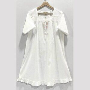 SoieRose 100% Cotton Victorian Shortsleeves Nightgown - SR-1007